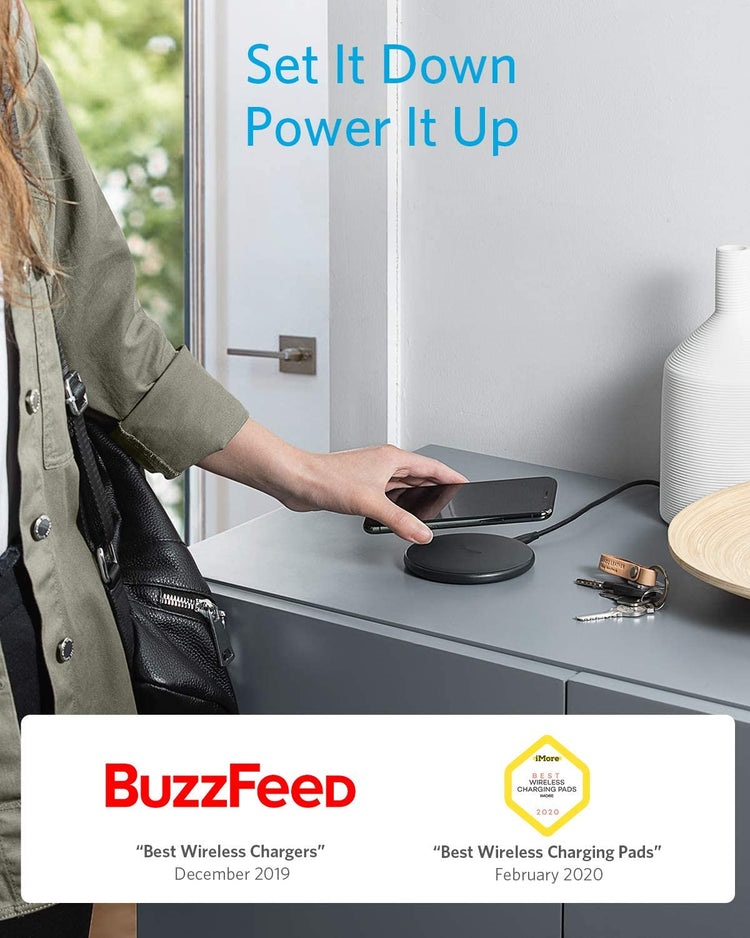 Anker 313 Wireless Charger ((Pad) Kabellose Ladegeräte Schwarz | ED786678D1