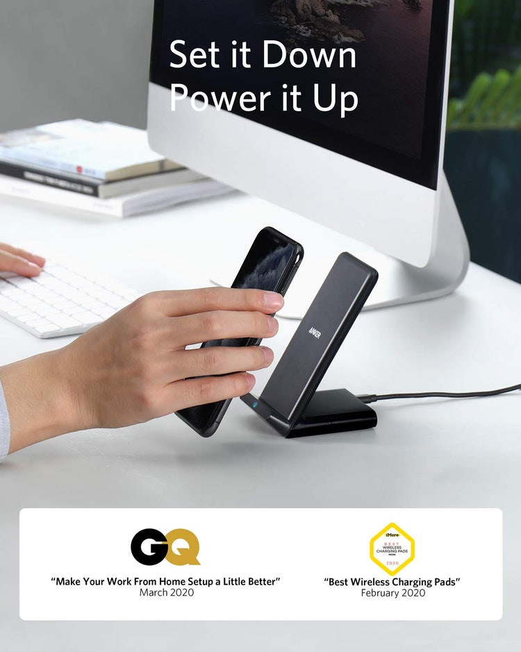 Anker 313 Wireless Charger ((Stand) Kabellose Ladegeräte Schwarz | UV196909A0