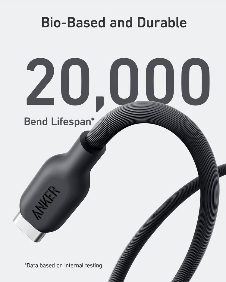 Anker 541 USB-C to Lightning Cable ((Bio-TPU) Kabel Schwarz | GJ081238Z4