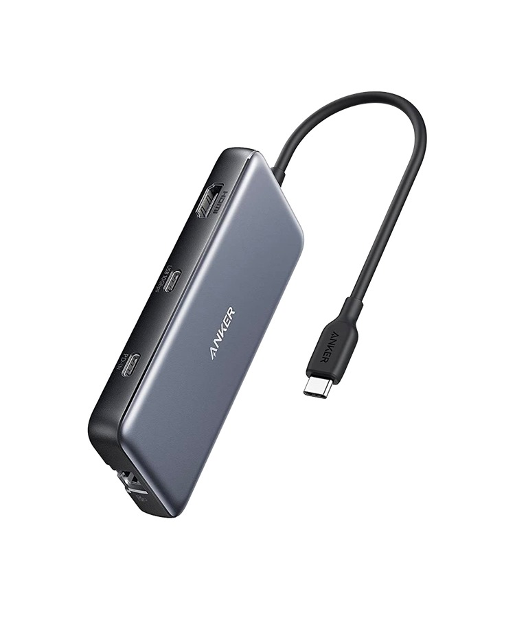 Anker 555 USB-C Hub ((8-in-1) Hubs and Docks Grau | HL007810S3