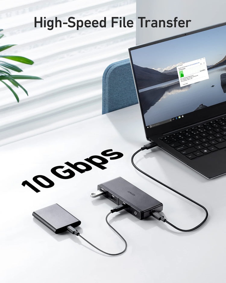 Anker 556 USB-C Hub ((8-in-1, USB4) Hubs and Docks Schwarz | JV027852V7
