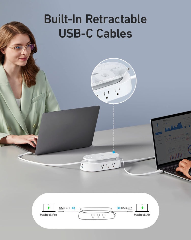 Anker 647 Charging Station ((10-in-1) AC Power Weiß | EQ461216L4
