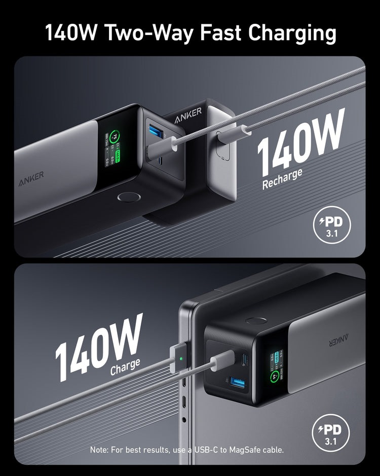 Anker 737 Power Bank ((PowerCore 24K) Powerbanks Schwarz | JX201460Q9