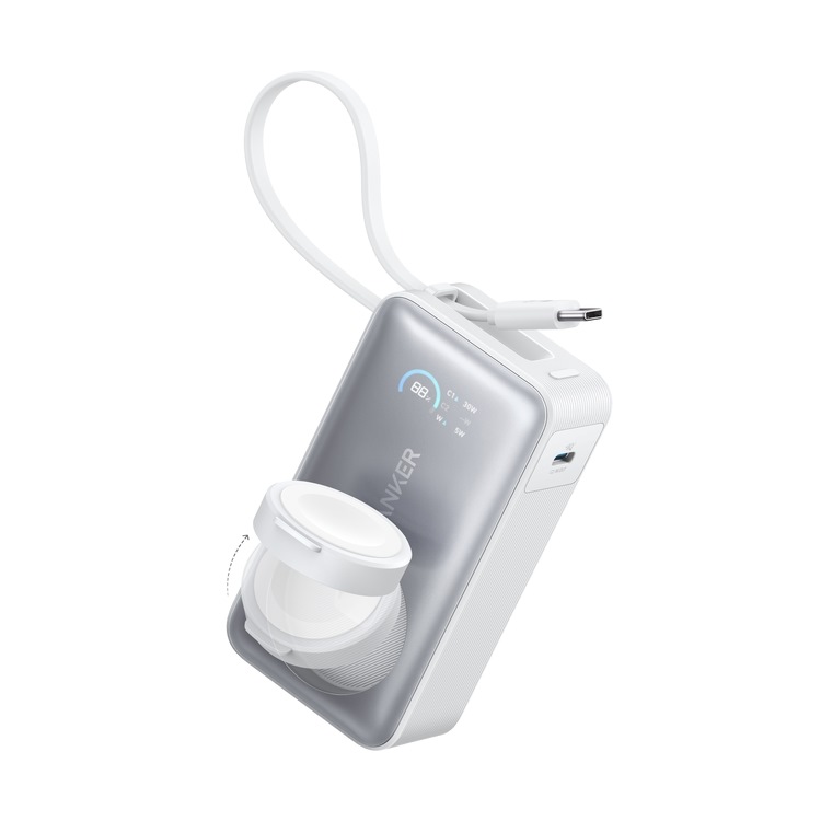 Anker MagGo Power Bank ((10K, 35W, For Apple Watch) Powerbanks Weiß | OL175267O5