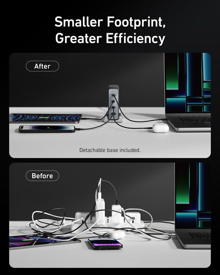 Anker Prime 240W GaN Desktop Charger ((4 Ports) Ladegeräte Schwarz | DX328522A9