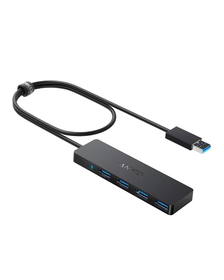 Anker Ultra Slim 4-Port USB 3.0 Data Hub Hubs and Docks Schwarz | IA647724O6